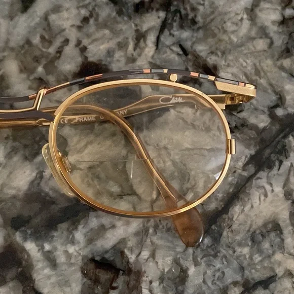 Cazal vintage gold eyeglasses